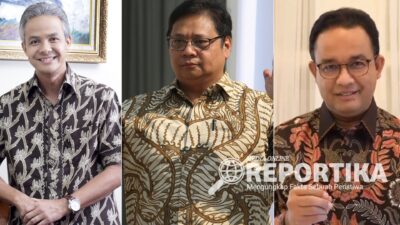 Survei Capres : Ganjar – Anies Masih Teratas, Airlangga Masuk Lima Besar