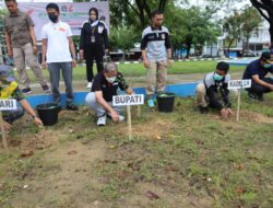 Rangkaian Hari Adhyaksa, Kajari Ajak Bupati Wajo Tanam Pohon