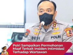 Polri Sampaikan Permohonan Maaf Terkait Insiden Intimidasi Terhadap Wartawan