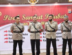 Pisah Sambut 4 Kasat Dan 4 Kapolsek, Kapolres Wajo : Anggota Diharapkan berfikir Positif Thinking