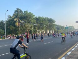 CFD Kota Bekasi Kembali Dibuka, Warga Ramai Berolahraga