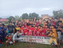 SSB Lanrang Juarai Turnamen Sepak Bola Mini Bulucenrana