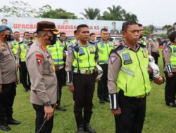 Kapolresta Deli Serdang Cek Sikap Tampang Personil Polresta Deli Serdang