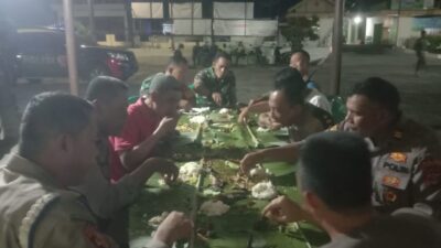 Jalin Silaturahmi Kapolsek Palas Ngopi Bareng Awak Media