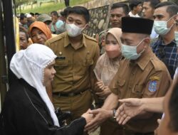 Suasana Haru, Warnai Penyambutan Kepulangan Jemaah Haji Merangin