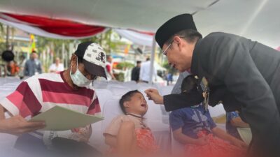 Rangkaian Acara Hari Jadi Kabupaten Bekasi Ke-72, Dinsos Kabupaten Bekasi Gelar Sunatan Massal