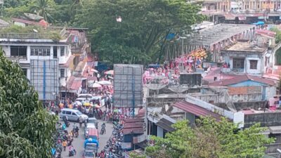 Antusiasme Perayaan Hari Kemerdekaan,Iring-iringan Peserta Pawai di Merangin Membludak, Lalulintas Padat Merayap