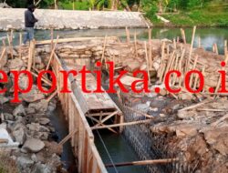 Pekerjaan Cross Drain Desa Karanghaur Dinilai Gagal Kontruksi