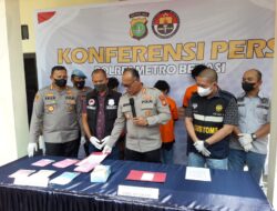 Satresnarkoba Polres Metro Bekasi Gagalkan Peredaran Narkoba Jaringan Internasional, Barang Bukti Bernilai Miliaran Rupiah