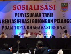 PDAM Tirta Bhagasasi Bekasi Sosialisasi Penyesuaian Tarif Atas Reklasifikasi Golongan Pelanggan