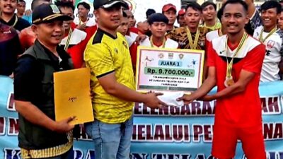 Kelurahan Telaga Asih CUP 2022 Berakhir, Tim RW 02 Jadi Juara