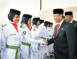 Momen Sakral, Pengukuhan 70 Anggota Paskibraka Wajo 2022 Berlangsung Haru