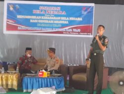 Kesbangpol Wajo Gelar Sosialisasi Bela Negara Di Sekolah, Kapolsek dan Koramil Pitumpanua Pemateri