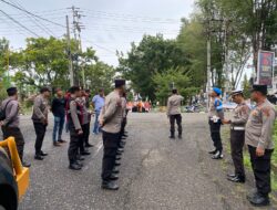 Polres Merangin Laksanakan Pengamanan Kegiatan Falshmob DPD PKS