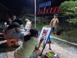 Favorit…! Bermain dan Mewarnai Warga Cikarang Kunjungi Taman Sidampolis Desa Pegundan