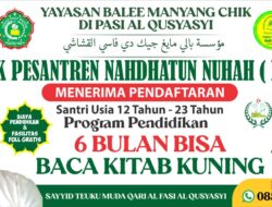 Ayo Mondok..! Pesantren Nahdhatun Nuhna, Tambun Utara Berikan FULL GRATIS Biaya dan Fasilitas Pendidikan