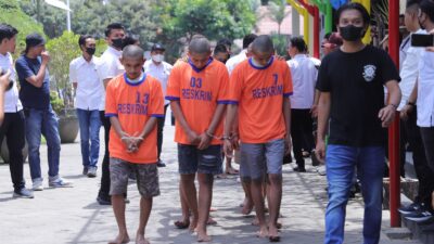 Bentrok Antar Perguruan Silat, Satreskrim Polres Kediri Tetapkan 15 Tersangka