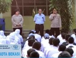 Polsek Bekasi Utara Sosialisasi Bahaya Tawuran di SMKN 13 Kota Bekasi