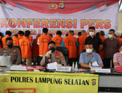 1 Bulan 8 Kasus, Kapolres Lamsel Komitmen Brantas Judi