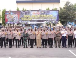 Polres Kediri Gelar Apel Operasi Zebra Semeru 2022