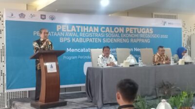 Bupati Sidrap Harap Petugas Pendataan Regsosek Emban Tugas dengan Baik