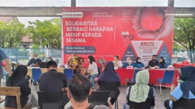 Solusi Sehat RW 36 Peduli, Gelar Donor Darah Bertema “Solidaritas Berbagi Harapan Hidup Kepada Sesama”