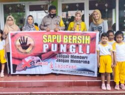 Cegah Pungli, Polsek Urban Pitumpanua Sosialisasikan Saber Pungli