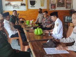 Kapolsek Pammana Gelar Coffee Morning Bersama Tomas dan Tripika