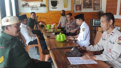 Kapolsek Pammana Gelar Coffee Morning Bersama Tomas dan Tripika