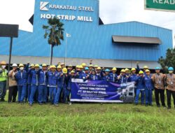 Tingkatkan Pengetahuan Industri, Siswa SMK 1 Percik Jakarta Utara Kunjungi Krakatau Steel Cilegon Banten