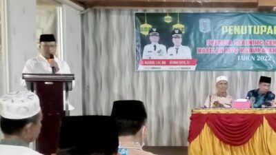 Persiapan MTQ Ke-51 Tingkat Provinsi, Bupati Merangin Tutup TC Kafilah MTQ