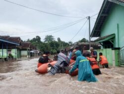 Banjir di Candipuro Lamsel, 1768 Rumah Terendam, 2 Rumah Roboh