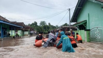 Banjir di Candipuro Lamsel, 1768 Rumah Terendam, 2 Rumah Roboh