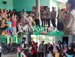 Kasidokkes Polres Lamsel Bersama Polwan di Kerahkan Membantu Posko Bencana