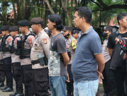 56 Anggota Polres Polman Amankan  Deklarasi GP-AMM Polewali Mandar