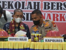 Deklarasi Sekolah Bersinar, Bupati Wajo Ajak Seluruh Pihak Perangi Narkoba