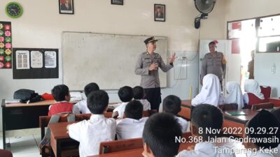 Wakapolsek Mamajang Turut Berpartisipasi Kegiatan Safari Sekolah di Mamajang