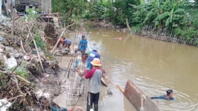 Pembangunan TPT di Desa Karang Reja Dinilai Asal Jadi, Dinas Terkait Diminta Bertanggungjawab