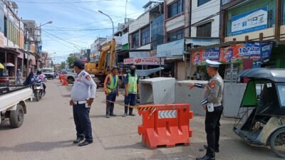 Antisipasi Macet Saat Jam Sibuk, Personil Satlantas Polres Wajo Laksanakan Gatur Lantas