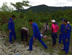 HUT Polairud Ke-72, Sat Pol Air Polres Lamsel dan Bhayangkari, Tanam Mangrove di Pulau Rimau