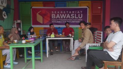 Jelang Tahapan Pemilu 2024, Panwascam Pitumpanua Gelar Rapat Koordinasi