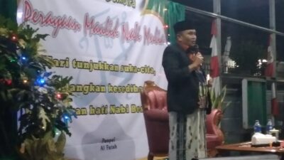 Gus Shol Hadiri Peringatan Maulid Nabi Besar Muhammad SAW di Kampung Dua Jakasampurna