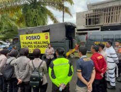 Kapolres Subang Gelar Trauma Healing Untuk Anak-anak di Cianjur