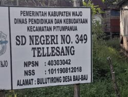 Bangunan Rehabilitasi SDN 349 Tellesang Diduga Tidak Sesuai Bistek, Ketua Komite Tidak Terima