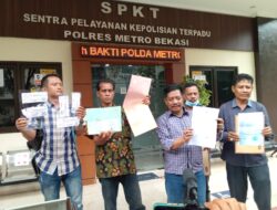 Kasus Jalan Ditempat, Sejumlah Warga Korban Penipuan Mafia Tanah Gruduk Polres Metro Bekasi