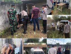 Sesosok Mayat Pria Tak Dikenal Ditemukan Warga Indralaya Ogan Ilir Di sebuah Warung Kosong