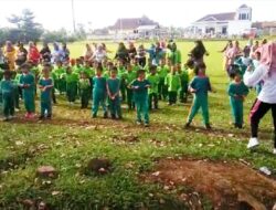 Peringati Hari Guru Nasional, Sekolah TK Se-Kecamatan Pulau Panggung Adakan Senam Bersama