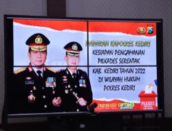 Jelang Pelaksanaan Pilkades, Kapolres Kediri Gelar Rakor Bersama PJU