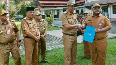 Wabup dan Sekda Merangin Serahkan SK ASN Ke 238 Orang ASN Penerimaan CPNS 2019