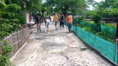 Proyek Peningkatan Jaling Kampung Baru, Desa Tanjung Baru Amburadul